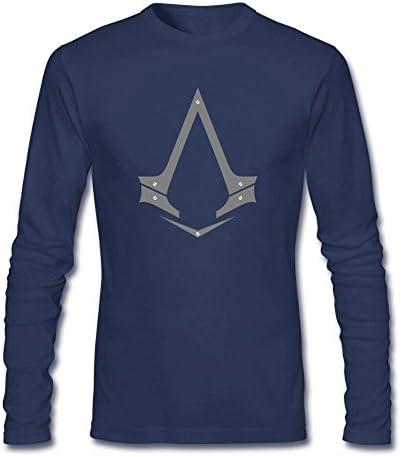 Libling Men's Assassins Creed Long Sleeve T-Shirt Medium Royal Blue