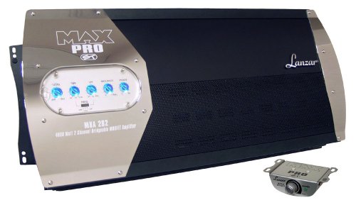 Lanzar MXA282 Max Pro 4000-Watt 2-Channel High-Power Mosfet Amplifier