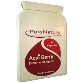 ACAI BERRY EXTREME COMPLEX FAT BURNER WEIGHT LOSS SLIMMING PILLS 1,000mg POTENT WHOLE AMAZON ACAI BERRY