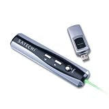 RF Wireless Green Laser Pointer 5mW With Page Up/Down Presentation Function-Green Laser