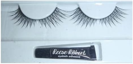 Reese Robert Bedroom Eyes Strip Lashes with Adhesive, Black