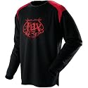 Fox Racing Panther Men's MX Motorcycle Jersey - Color: Black/Red, Size: 2X-Large