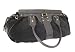 Cole Haan Taran Suede Unit Large Rouched Satchel in Black