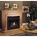 CFM Wall Cabinet for Gas Fireplace Insert - 36in., Honey Oak, Model# F0WH36