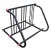 Bike Rack, 2-Sided, 6-Bike, 39-1/2 in., Blk