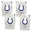 Indianapolis Colts 4pc 2oz Square Shot Glass Set NFL Football