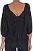 Humble Chic Women's Bow Back Blouse - Long Sleeve Chiffon Top