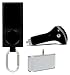Macally Accessory Bundle for iPod nano 5G Including Leather Case, USB Car Charger, and Portable Battery
