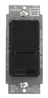 Sureslide Preset Slide Dimmer, Incandescent, Electro-Mechanical, 600W, 3-Way, Various Colors Available, 6633-P0