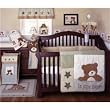 B is for Bear Sage 4-Piece Crib Bedding Set
