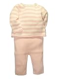 Angel Dear Cozy Knit Sweater Outfit- Pink