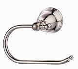 Pegasus B3330100BN 1000 Series Euro Toilet Paper Holder, Brushed Nickel