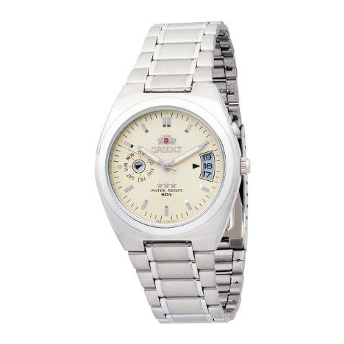 Best Price Orient Men's BEM5L003C Automatic Day and Date Champagne Stainless Steel Watch