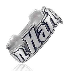 Harley-Davidson® Men's Signature Script Silver Ring HDR0152