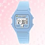 キャラクターデジタルウォッチ　スヌーピー 青 L127-005 『腕時計、かわいい、レディーズ』