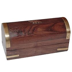 Woodworking Jewerly Boxes Hand Engraved Indian Craft (wc467b)