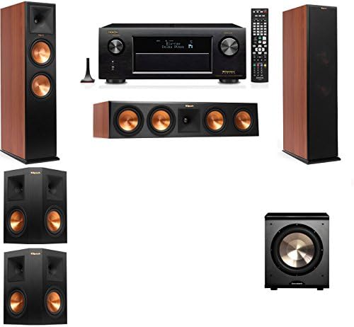 Klipsch RP-280F Tower Speakers CH-PL-200-5.1-Denon AVR-X4100W