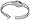Movado Women's Amorosa Two-Tone Stainless Steel Bangle Bracelet Watch #0604760