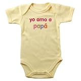 Baby Sayings Bodysuit - Yo Amo a Papa, 3-6 months