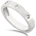 1/6ct Princess Diamond Wedding Band in Platinum (HI/I1)