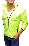 Polo Ralph Lauren RLX Mens Hoodie Hooded Zip Nylon Jacket Florescent Yellow