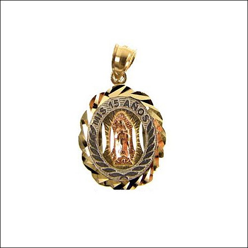 14k Tricolor Gold,