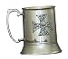 Celtic Cross Skull Swarovski Crystal Stainless Steel Tankard