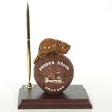 Oregon State University Beavers Desk Pen Set With Clock