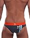 Croota Mens Underwear, Low-Rise Bikini, Brief, Satin Accented Waistband, IS01M