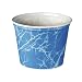 Solo 10T3-00069 165 Oz. Waxed Bucket Blue Marble (100-Pack)
