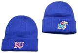 Kansas Jayhawks Team Color Simple Rib Beanie Royal One Size