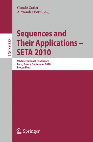 sequences and their applications seta 2010 6th international conference paris france september 13 17 2010