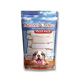 Loving Pets Nature's Choice 100-Percent Natural Rawhide White Retriever Rolls Dog Treat, 4-Inch, 13/Pack