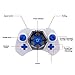 Mokasi® 6 Propellers Mini Pocket Drone, 2.4Ghz 4CH 6-Axis Gyro RC Micro Quadcopter with 3D Flip, Headless Mode,Nano Copters RTF Mode 2 Blue