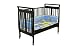 Sleigh Crib - Black