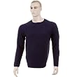 Thug or Angel Men's Jet Black collection, dark navy crew neck knitted jumper. JBLK3914.