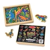 Melissa & Doug Magnetic Wooden Dinosaurs in a Box