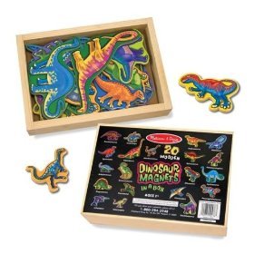 Melissa & Doug Magnetic Wooden Dinosaurs in a Box