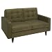 Boardwalk Tufted Loveseat - Olive