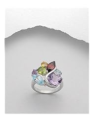 Amethyst Ring In 92.5 Sterling Silver