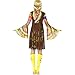Smiffy's Women's 1960's Groovy Lady Costume, Dress, Printed Waistcoat and Headband, 60's Groovy Baby, Serious Fun, Multi, Size 6-8