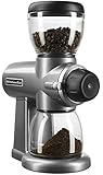 KitchenAid KCG0702CU Burr Coffee Grinder, Contour Silver