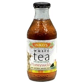 Inkos White Tea, Tea Rtd White Honeysuckle, 16-Fluid Ounce (12 Pack)