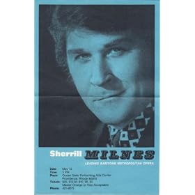 1975 Sherrill Milnes Ocean State Performing Arts Flyer