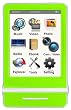 Ematic 8 GB Video MP3 Player with 3-Inch Touchscreen, Built-in 5MP Digital Video Camera, FM Radio, and Speaker (Green)