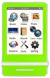 Ematic 8 GB Video MP3 Player with 3-Inch Touchscreen, Built-in 5MP Digital Video Camera, FM Radio, and Speaker (Green)