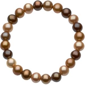 Freshwater Cultured Dyed Chocolate Pearl Bracelet