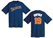 Tony Gwynn San Diego Padres Blue Name and Number Throwback T-Shirt by Majestic