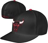 Chicago Bulls Black M&N Hardwood Classics Basic Logo Fitted Hat