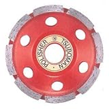 ツボ万 ポリッシャーカップ 外径100×チップ厚4.5×チップ幅6.5×穴径22 取寄せ品 CWM-100×22